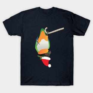 A cute Christmas black headed caique T-Shirt